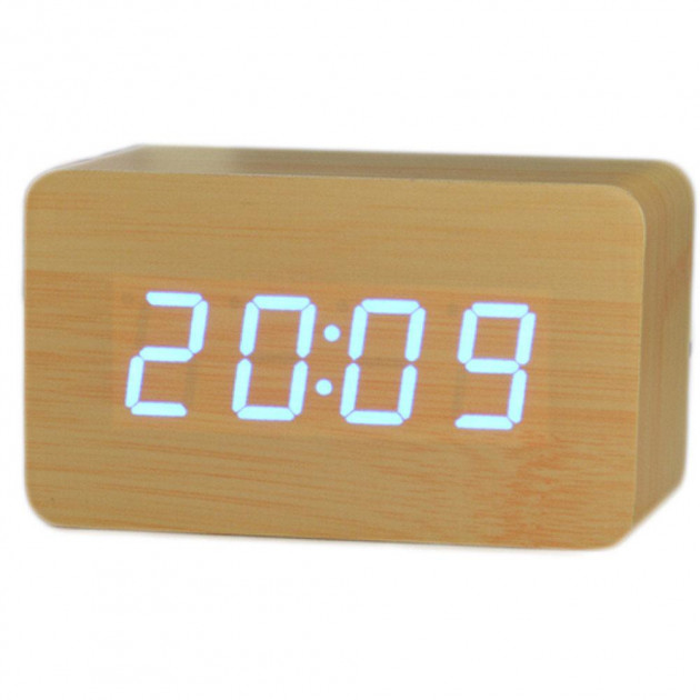 Часы настольные Wooden Clock Бамбук (1295 M)