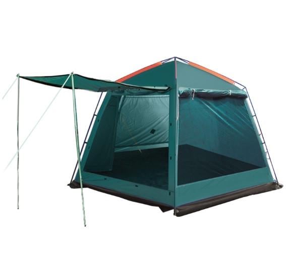 Палатка шатер туристическая Tramp Bungalow Lux v2 Green (TRT-085)