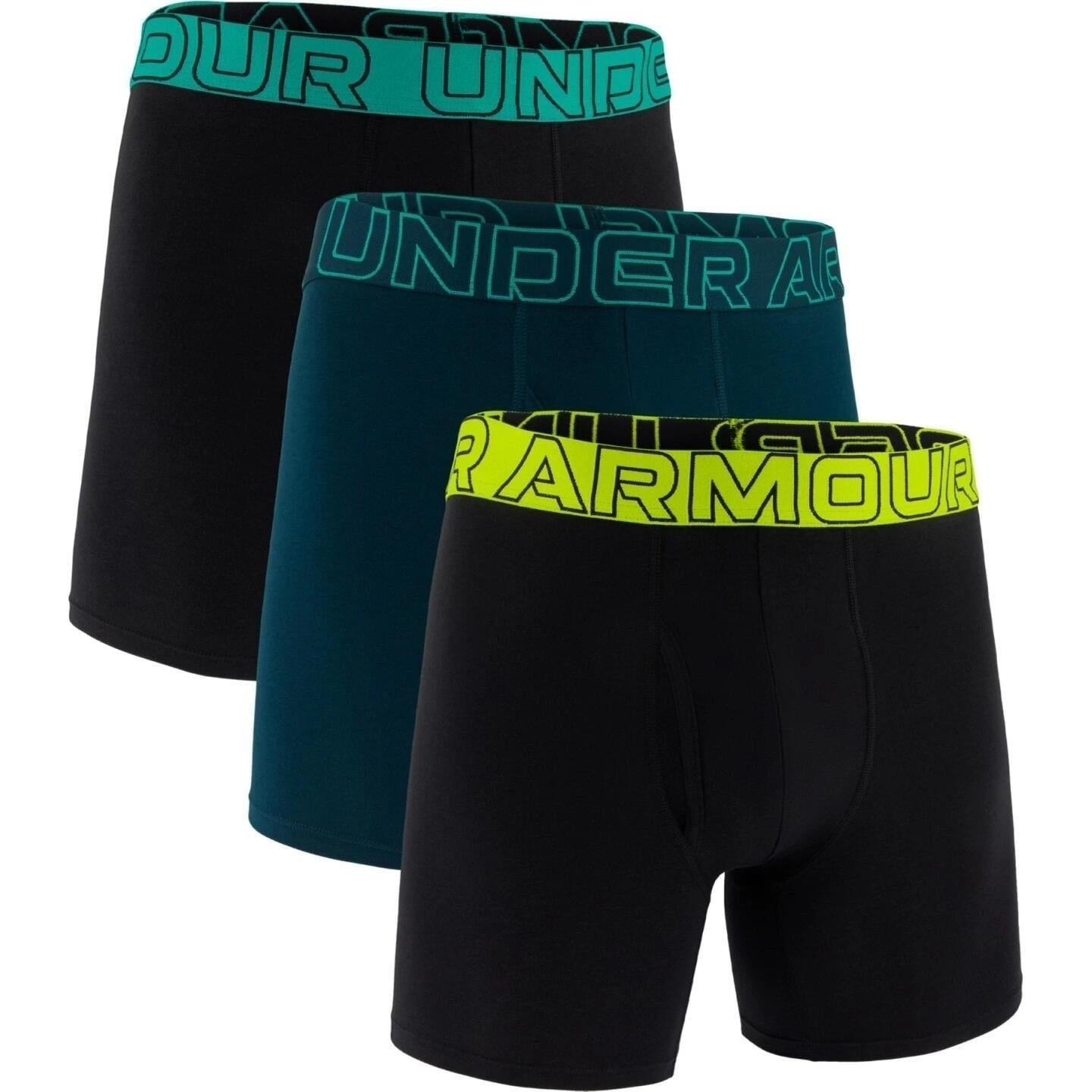 Трусы боксерки Under Armour PERFORMANCE COTTON 6IN 3-PACK BOXERJOCK 1383889-007 3 шт. L Черный/Темно-бирюзовый (63865-51) Трусы боксерки Under Armour PERFORMANCE COTTON 6IN 3-PACK BOXERJOCK 1383889-007 3 шт. L Черный/Темно-бирюзовый (63865-51)