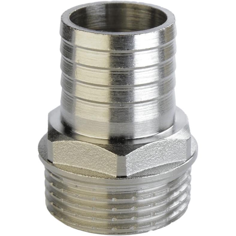 Штуцер никелированный VA 3/4" ЗРх16 мм штампованный (А2044A)