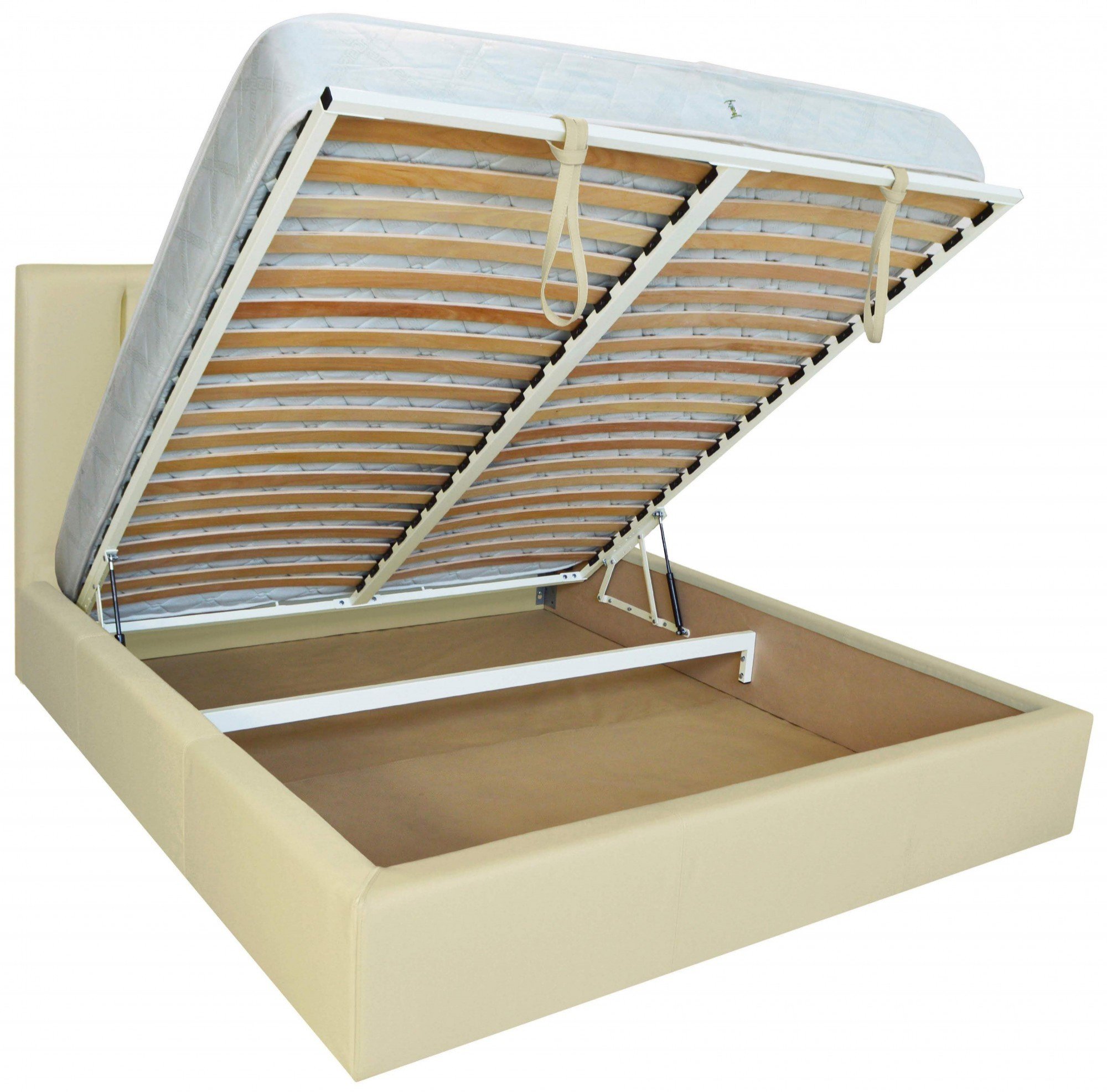 Ліжко двоспальне Sanam VIP Флай 2207 A1 180х190 см Бежевий - фото 4