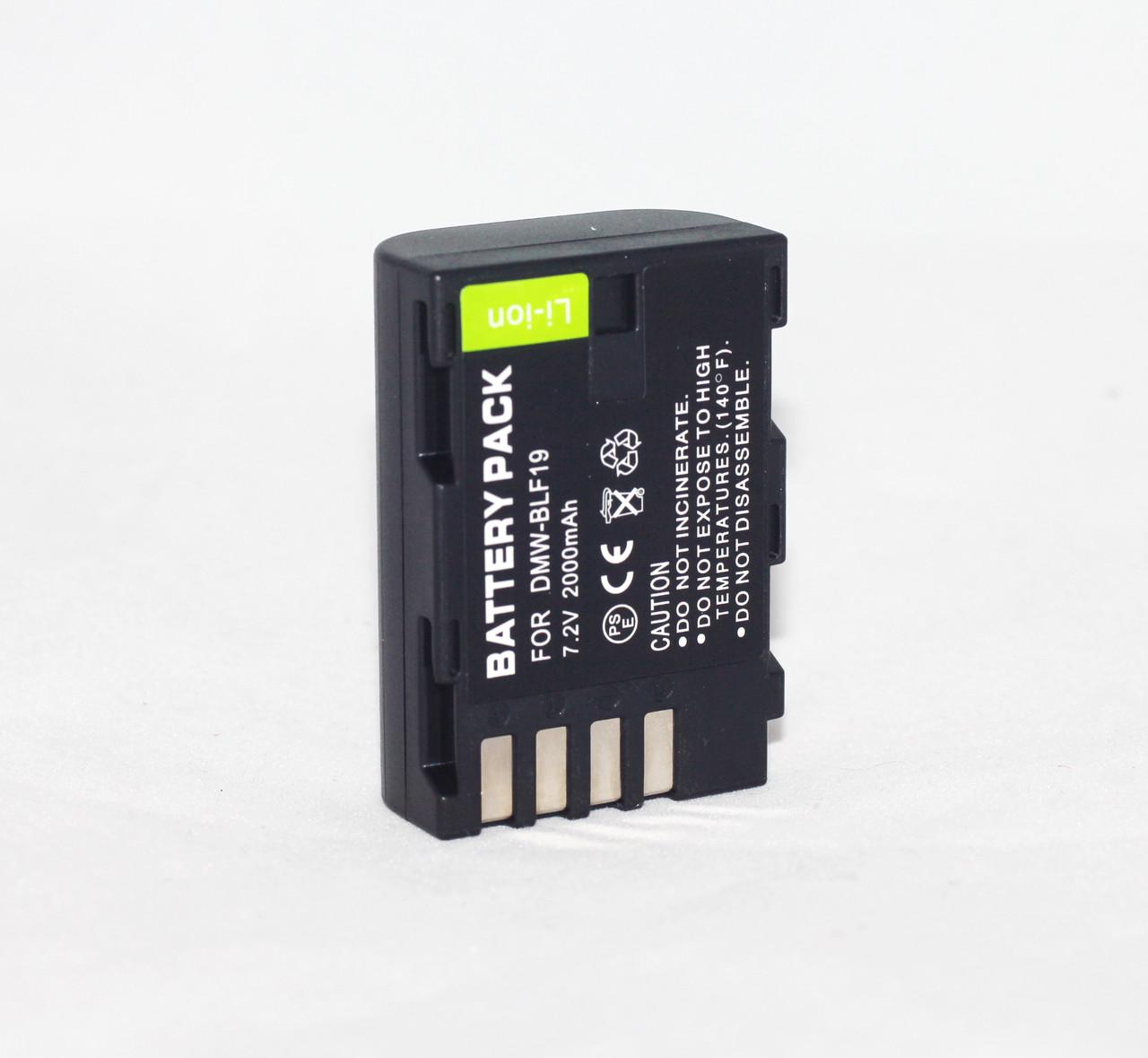 Аккумулятор DMW-BLF19 с DMW-BLF19E аналог для камер Panasonic DMC-GH3 DMC-GH4 DMC-GH5 2000 ma
