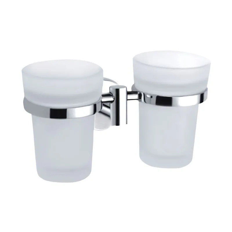 Стакан двойной Haiba HB1708 настенный для зубных щеток Стакан двойной Haiba HB1708 настенный для зубных щеток