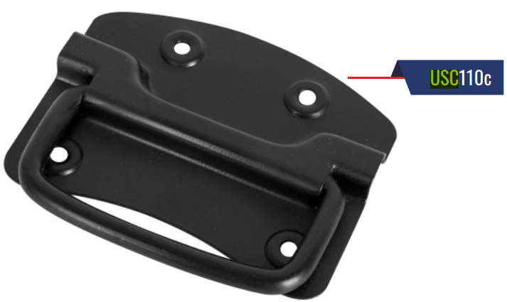 Ручка USK 110 A Ляда полимер 110х85 мм Черный (6418-8) - фото 2 Ручка USK 110 A Ляда полимер 110х85 мм Черный (6418-8) - фото 2