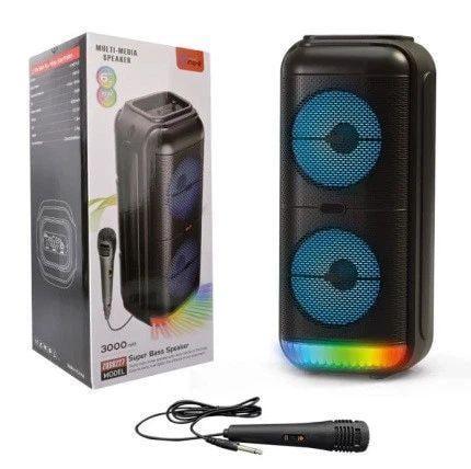 Колонка бездротова SPS ZQS6227 з мікрофоном і RGB підсвіткою (10376)