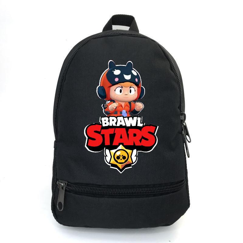 Школьный рюкзак BIG School Bag BS-07 с принтом Бравл Старс Биа 43х30х17 см 22 л Черный (2314375328)