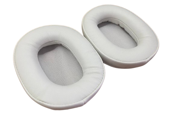 Амбушюри універсальні для навушників овальні 10х8 см Білий (30502169)