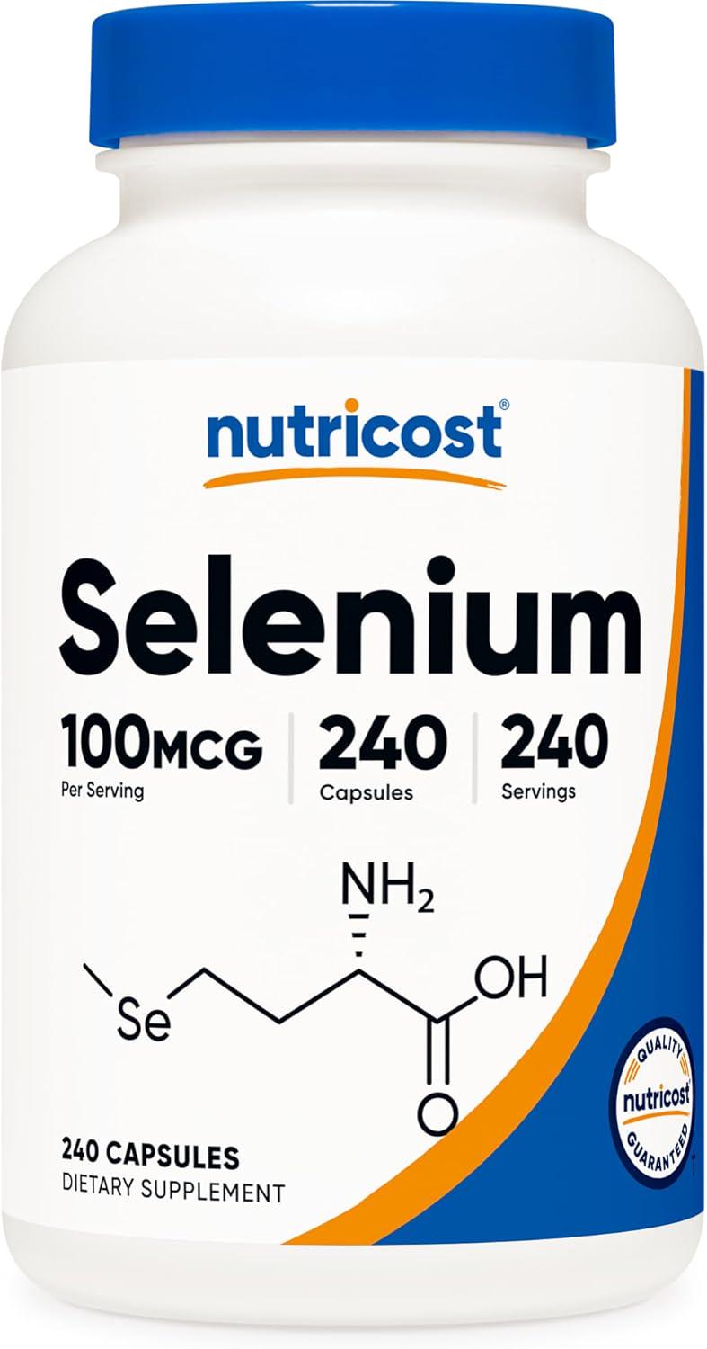 Селен Nutricost Selenium 100 mcg 240 caps