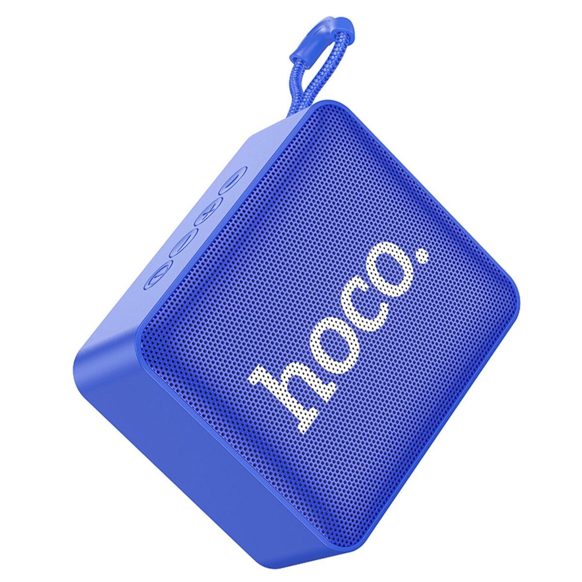 Портативная колонка HOCO BS51 Gold Brick Sports BT Speaker Bluetooth Blue (000111) - фото 2