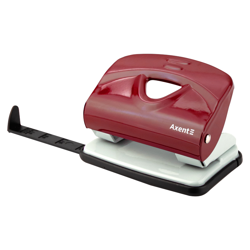 Дырокол Axent Exakt-2 до 20 листов Красный (3920-06-A) - фото 2