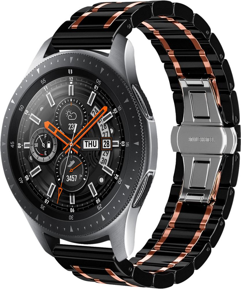 Ремешок керамический Ceramo для Galaxy Watch 42 мм Black/Pink (28723-51)