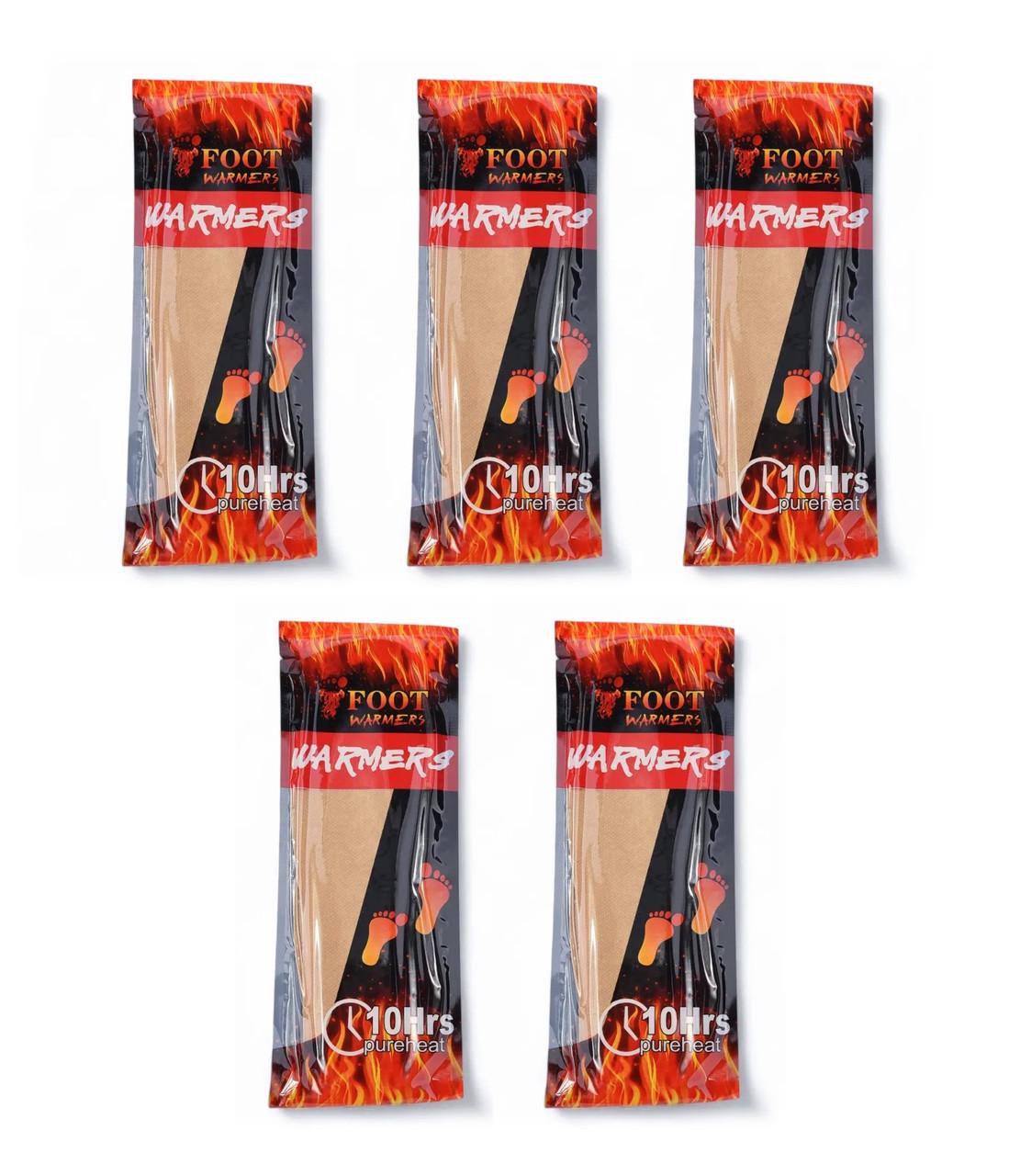 Набор термостелек для обуви Foot Warmers до 10 ч р. 43-45 5 пар (7G-F-7996-43)