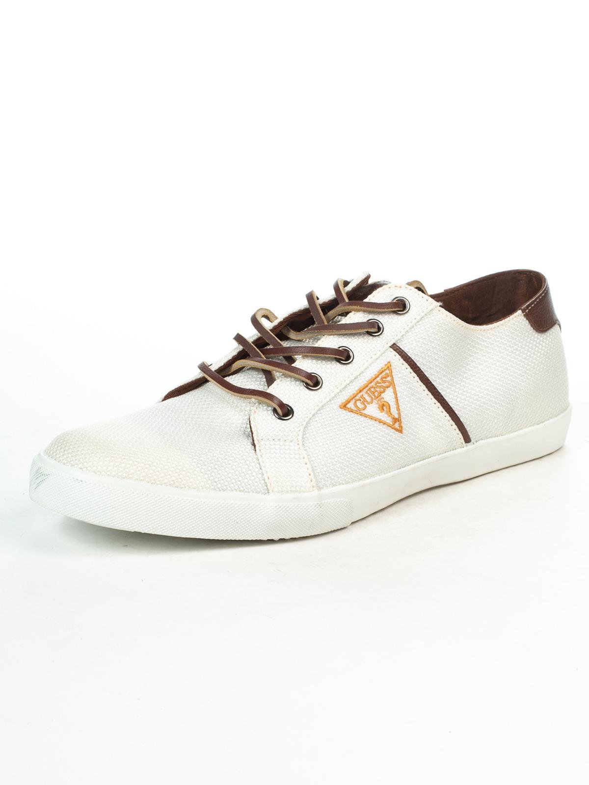 Кеды мужские Guess 22M р. 42 Белый/Коричневый