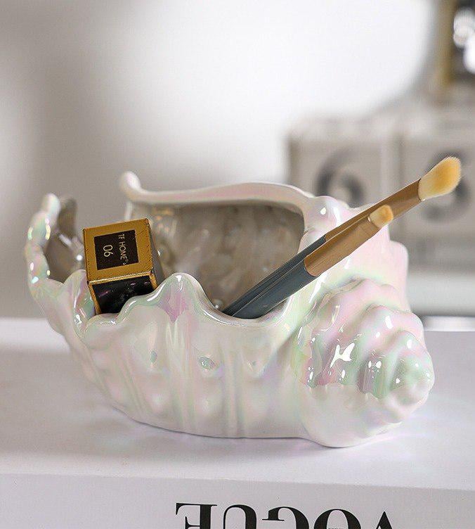 Подставка для украшений керамическая ракушка (Д0000000066)