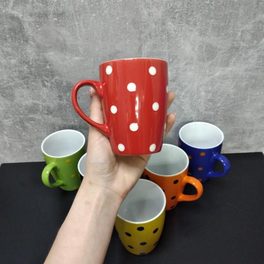 Набір кухлів Interos Горох MIX 340 мл 6 шт. (ТЕХ.УПОК. KW 137) - фото 2 Набір кухлів Interos Горох MIX 340 мл 6 шт. (ТЕХ.УПОК. KW 137) - фото 2