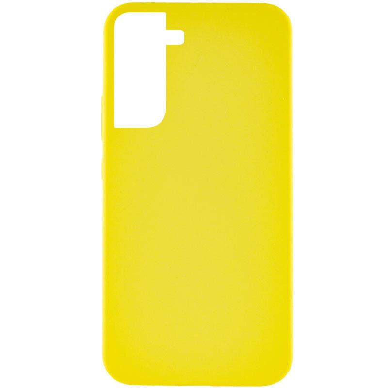 Протиударний чохол Silicone Cover Lakshmi (AAA) для Samsung Galaxy S21 FE Жовтий / Yellow