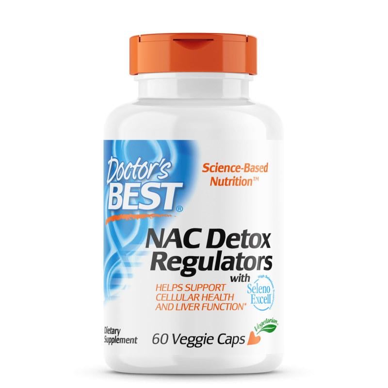 Натуральная добавка Doctor's Best NAC Detox Regulators 60 капс. (5332)