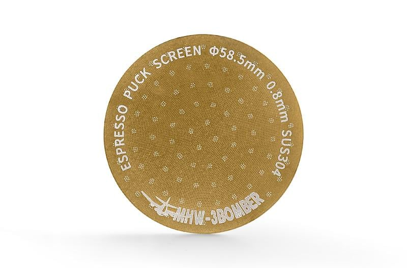 Металлическая сетка улучшитель для портафильтра MHW-3BOMBER 58 мм Titanium Plated Gold (FG5587)