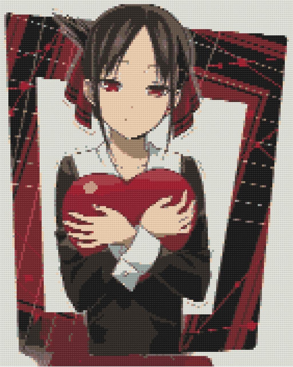 Алмазна мозаїка ORIGAMI аніме Кагуя Шиномія 40х50 см (OD31400)