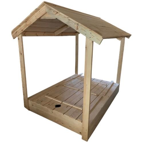 Песочница детская деревянная с сиденьями с крышей 2 м (33003736) Песочница детская деревянная с сиденьями с крышей 2 м (33003736)