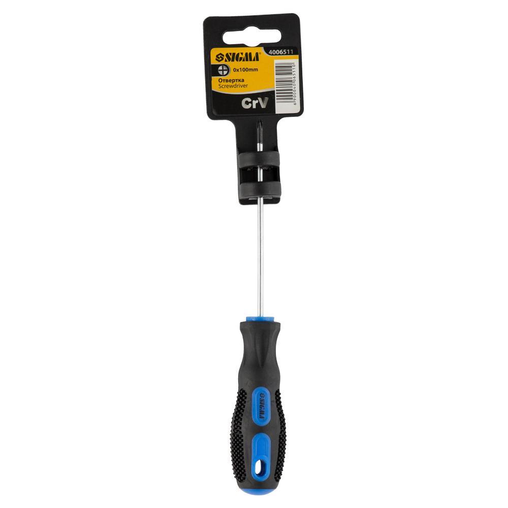 Викрутка хрестова Sigma PH 0x100 мм СrV (4006511)
