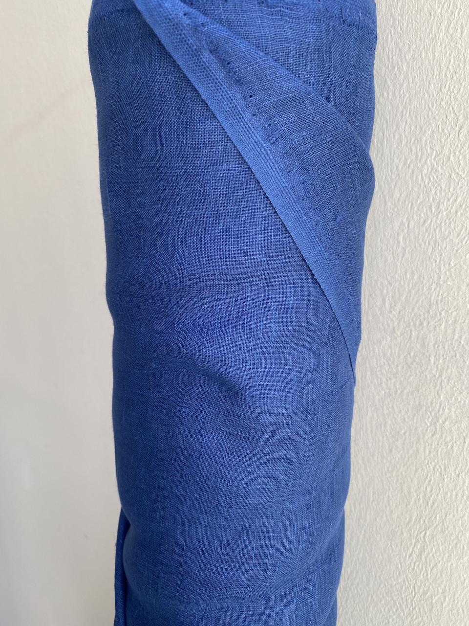 Ткань LINEN PLUS 100% лен 150 см 1/13 Синий - фото 4 Ткань LINEN PLUS 100% лен 150 см 1/13 Синий - фото 4