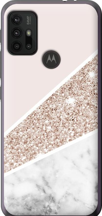 Чехол на Motorola Moto G10 Пастельный мрамор (4342u-2319-42517)