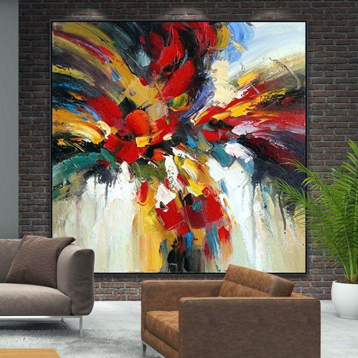 Картина на холсте ArtSale Абстракция 70х70 см abst0034