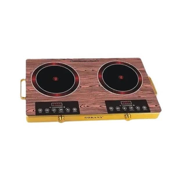 Настольная электроплита Sokany со стеклянной поверхностью 2000 Вт (SK-07039/12)