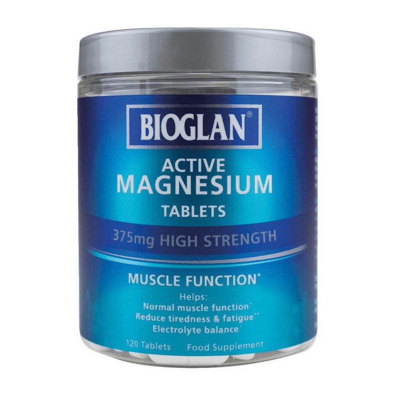 ᐉ Магний Bioglan Active Magnesium 375 мг 120 капс. (22421-01)
