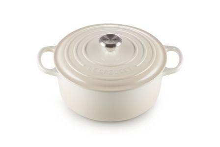 Kаструля Le Creuset Evolution 5,3 л чавунна з кришкою Beige (21177267164430) - фото 2