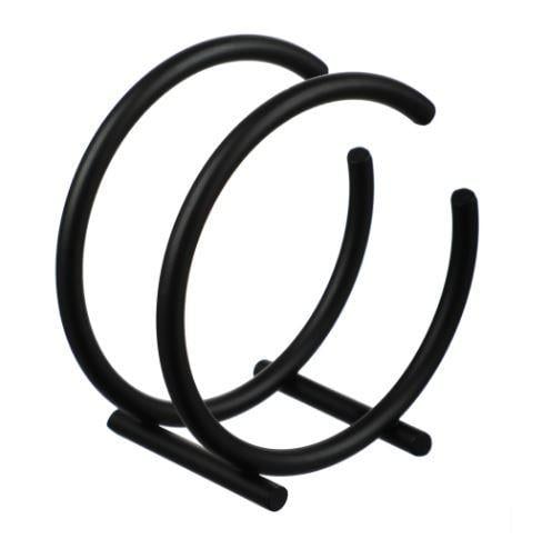 Салфетница RINGEL Oder круглая металлическая Черный (RG-9009)