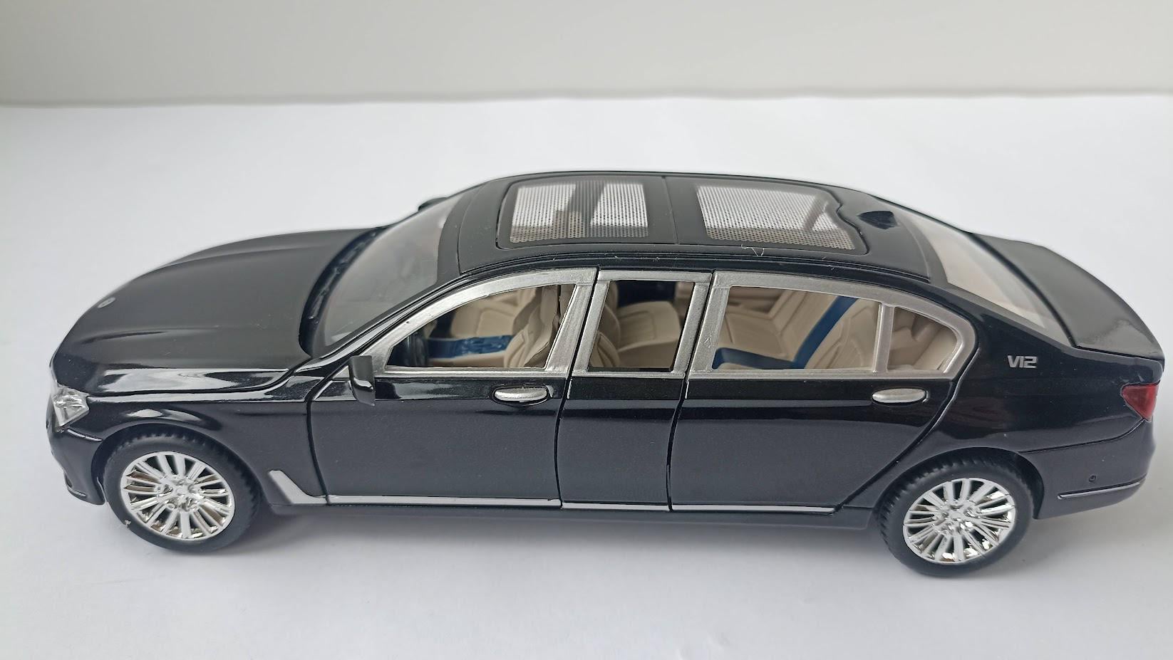 Машина детская металлическая BMW 760 АВТОПРОМ масштаб 1:24 (7695)