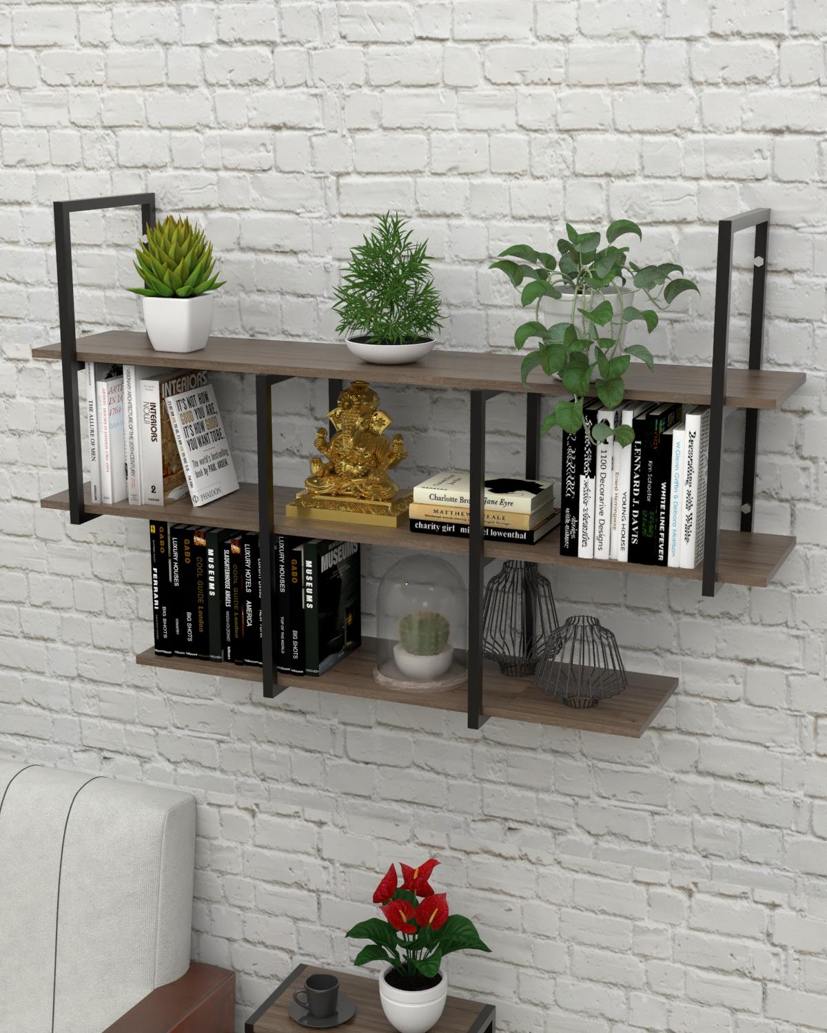 Полка настенная EcoLoft Реналь DSP-1453-4 в стиле лофт (34138223)