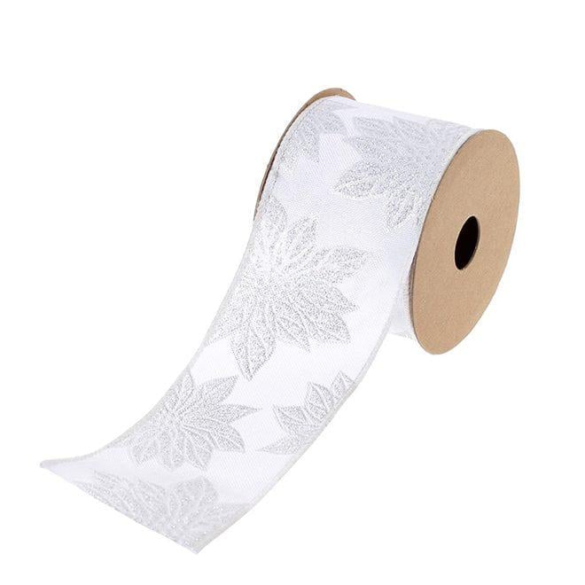 Лента декоративная Flora Белый (12188)