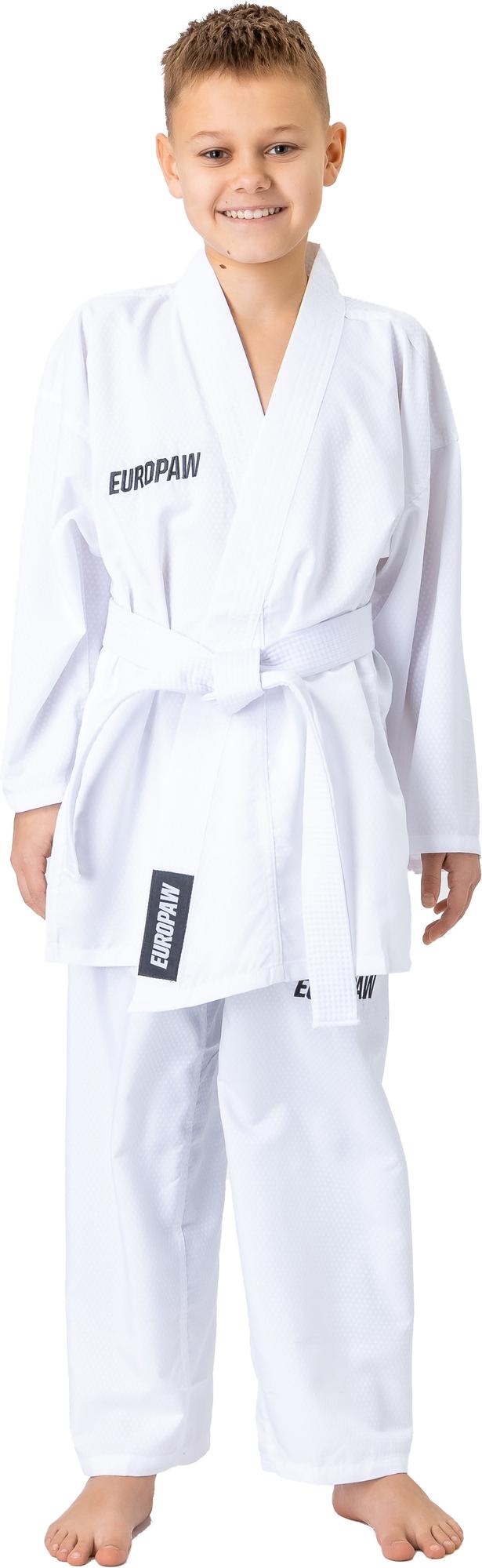 Кимоно для каратэ детское Europaw KARATE KID 025 140 см Белый (Europaw814)