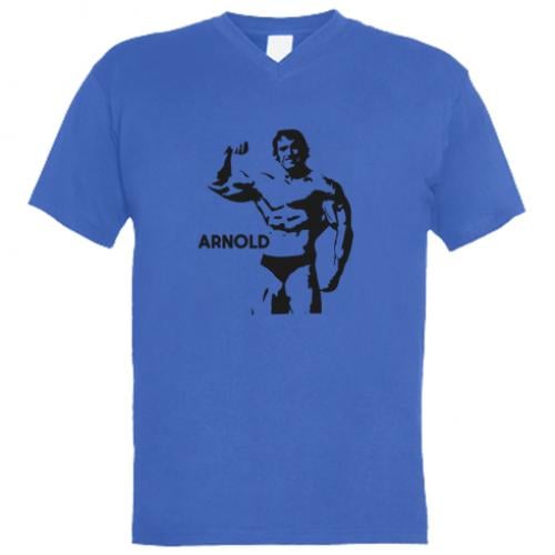 Футболка мужская с V-образным вырезом Арнольд Шварценеггер XL Синий (15655942-5-193284-XL) Футболка мужская с V-образным вырезом Арнольд Шварценеггер XL Синий (15655942-5-193284-XL)