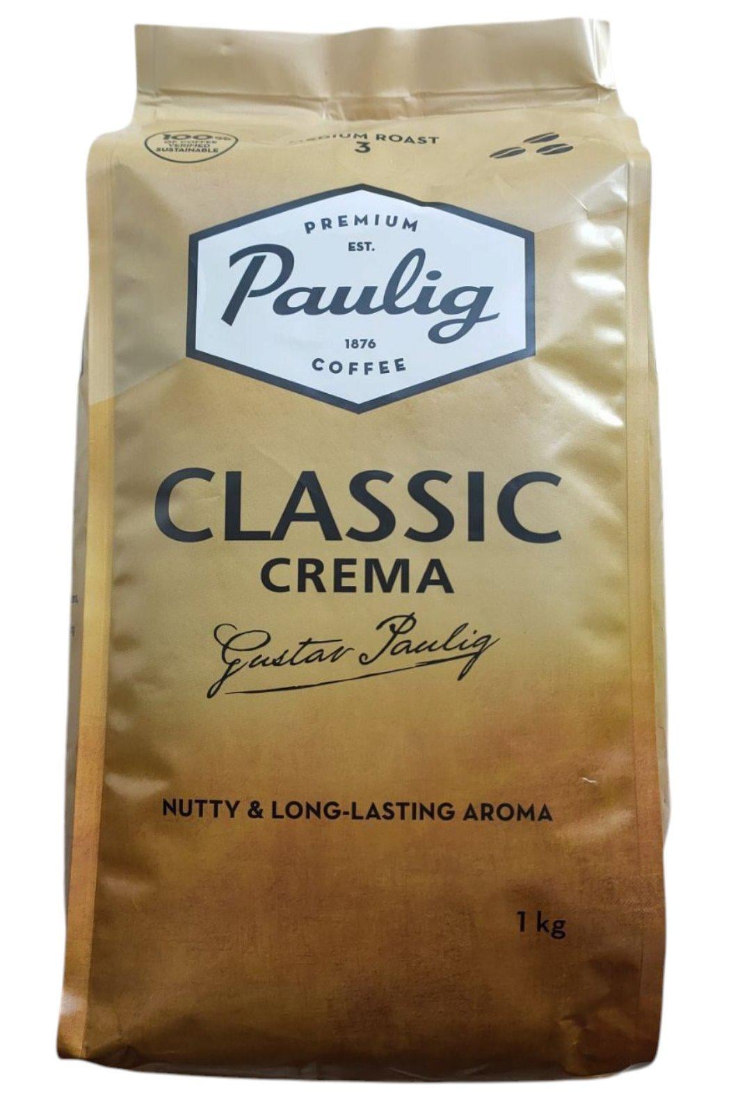 Кава зернова Paulig Classic Crema 1 кг (57430)