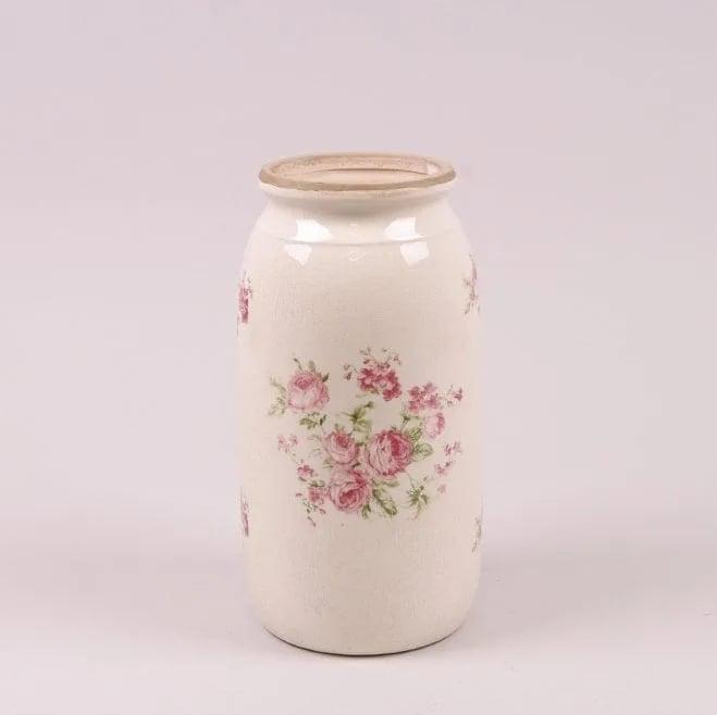 Ваза керамическая Flora Розы (37703)