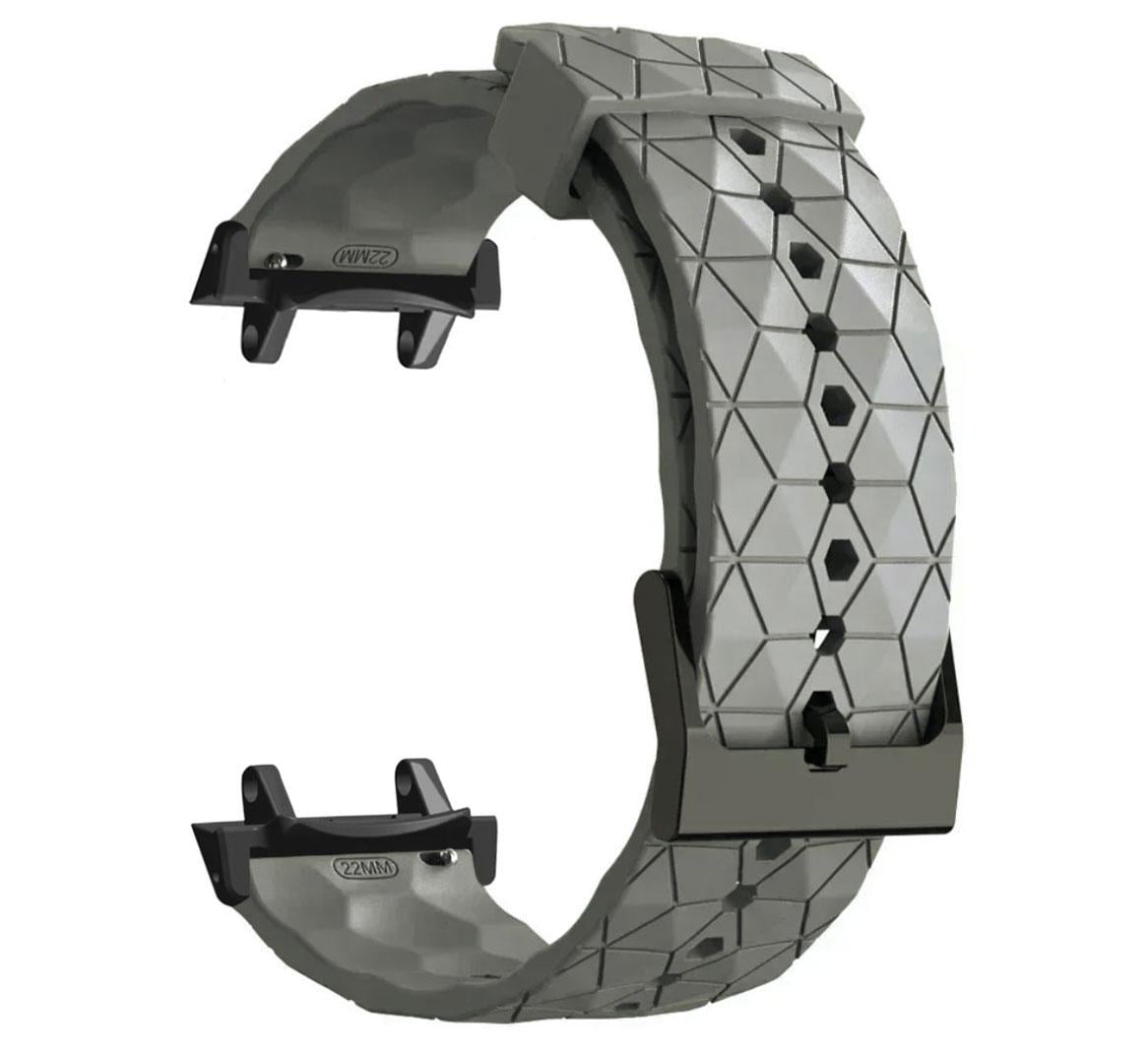 Ремешок силиконовый Primolux Dimond для часов Xiaomi Amazfit T-Rex 3 W2323GL2N Grey (35369936)