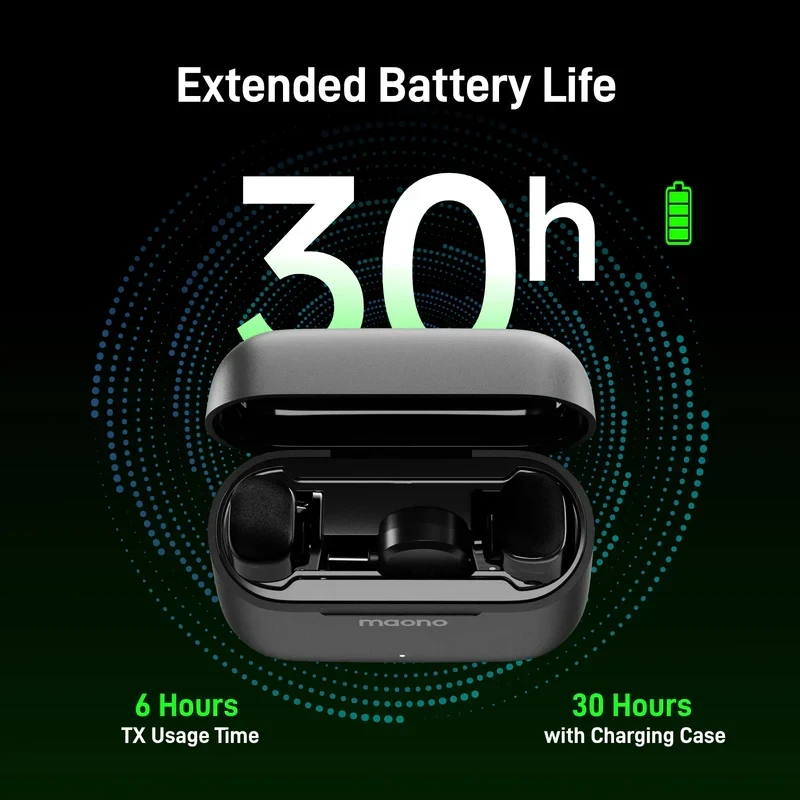 Мікрофон петличний Maono Wave T1 Mini Type-C з перехідником Lightning - фото 7 Мікрофон петличний Maono Wave T1 Mini Type-C з перехідником Lightning - фото 7