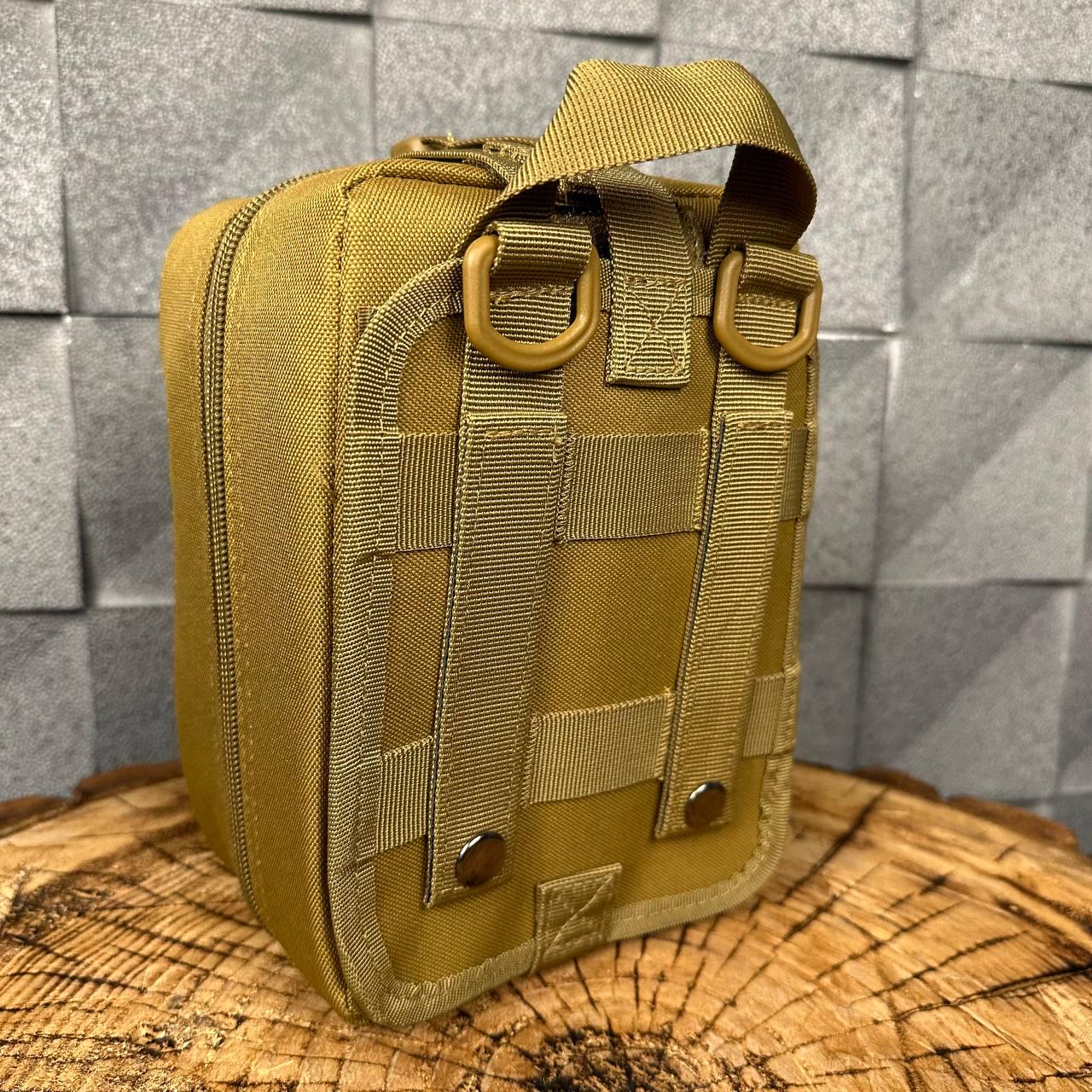 Подсумок для аптечки быстрого сброса стандарт НАТО Койот - фото 2 Подсумок для аптечки быстрого сброса стандарт НАТО Койот - фото 2