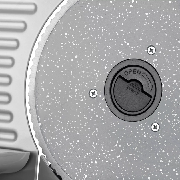 Слайсер-ломтерізка електричний Resto D-250S нержавіюча сталь з керамічним покриттям 190 мм 250 Вт (ML-04398) - фото 8