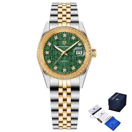 Наручные часы Pagani Design PD-1794L Silver/Gold/Green