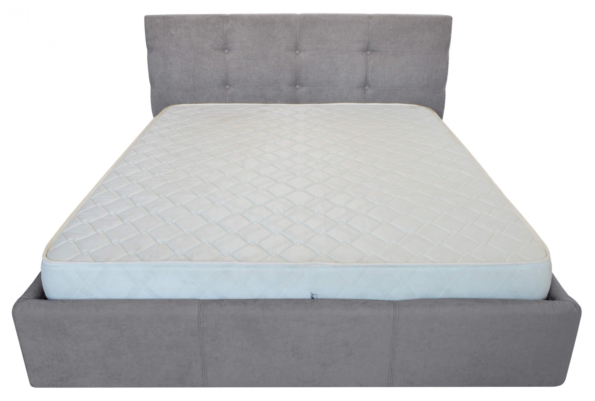 Кровать двуспальная Manchester VIP Мисти Grey 160х200 см Серый