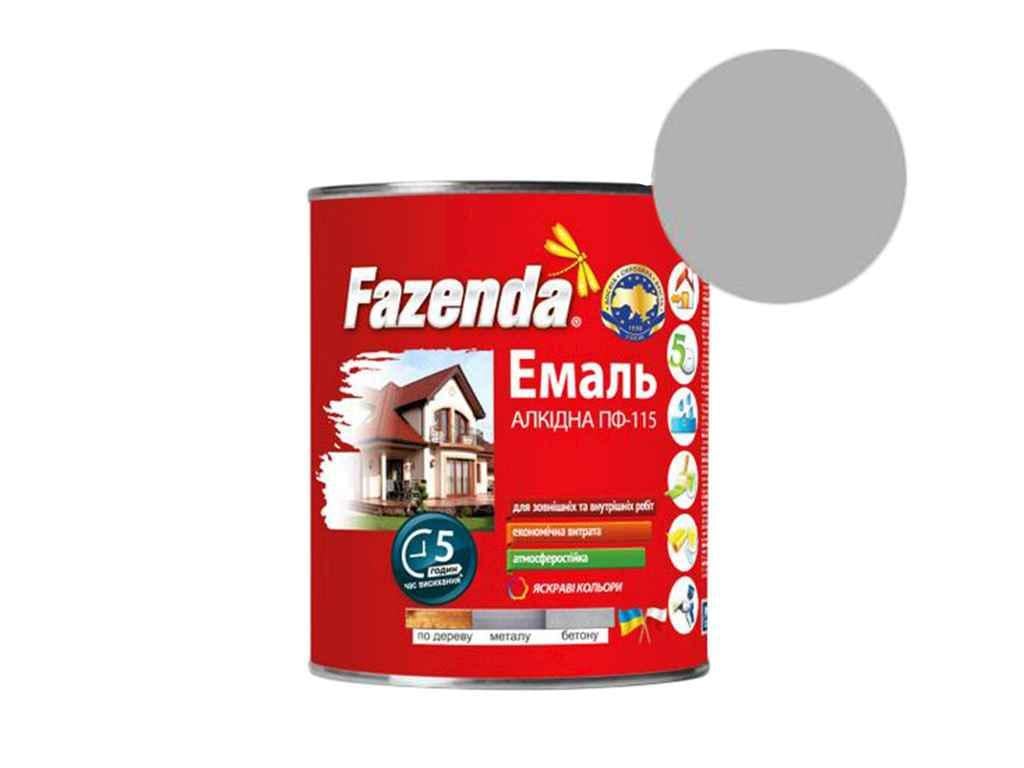 Эмаль алкидная ПФ-115 Fazenda 900 г Светло-серый (960430)