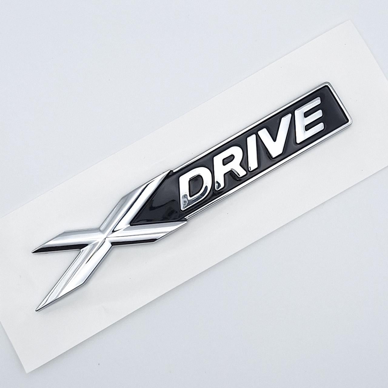 Эмблема XDrive BMW 11,2х1,7см Хром глянцевый (2032358908)
