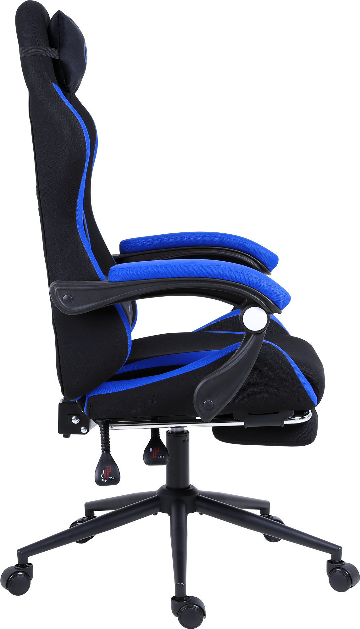 Крісло геймерське GT Racer X-2324 Black/Blue - фото 3