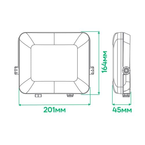 Прожектор світлодіодний ARDERO LL-4050ARD PRO 50 Вт 6500K Чорний (80227) - фото 4