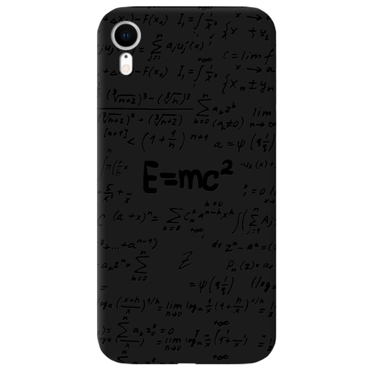 Силіконовий чохол Zorrov для Apple iPhone XR - Black Einstein (11170040086051891)